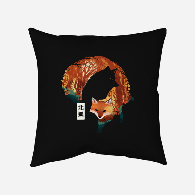 The Clever Fox-None-Removable Cover-Throw Pillow-dandingeroz
