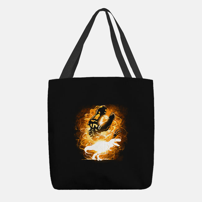 T-Rex Fossil-None-Basic Tote-Bag-Vallina84