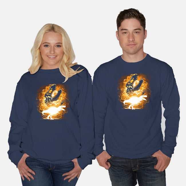 T-Rex Fossil-Unisex-Crew Neck-Sweatshirt-Vallina84