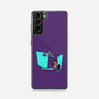 Alien And Girl-Samsung-Snap-Phone Case-zascanauta