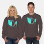 Alien And Girl-Unisex-Crew Neck-Sweatshirt-zascanauta