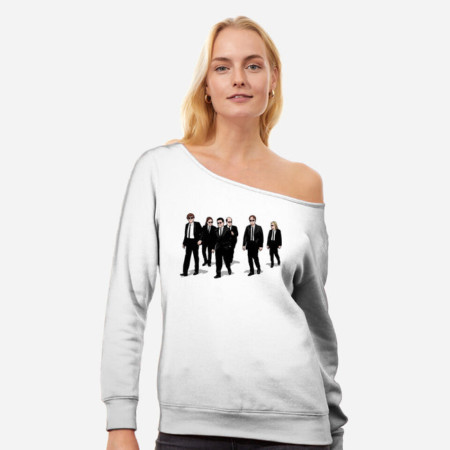 Reservoir Workers-Womens-Off Shoulder-Sweatshirt-jasesa