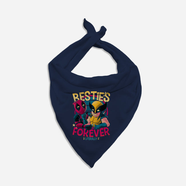 Besties Forever-Dog-Bandana-Pet Collar-teesgeex