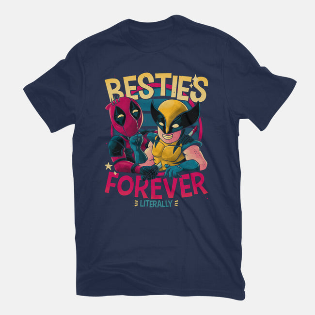 Besties Forever-Womens-Fitted-Tee-teesgeex