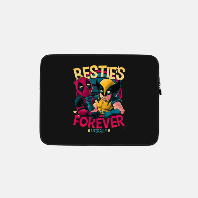 Besties Forever-None-Zippered-Laptop Sleeve-teesgeex