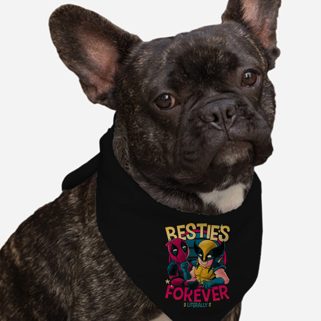 Besties Forever-Dog-Bandana-Pet Collar-teesgeex