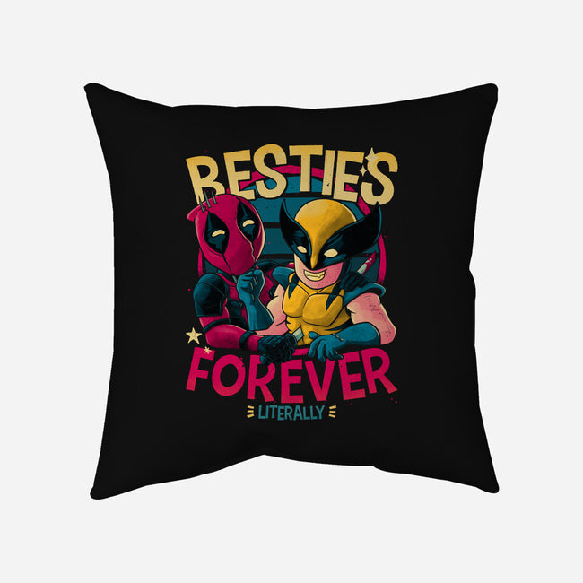 Besties Forever-None-Non-Removable Cover w Insert-Throw Pillow-teesgeex