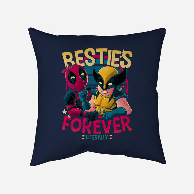 Besties Forever-None-Removable Cover w Insert-Throw Pillow-teesgeex