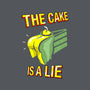 The Cake Is A Lie-None-Fleece-Blanket-rocketman_art