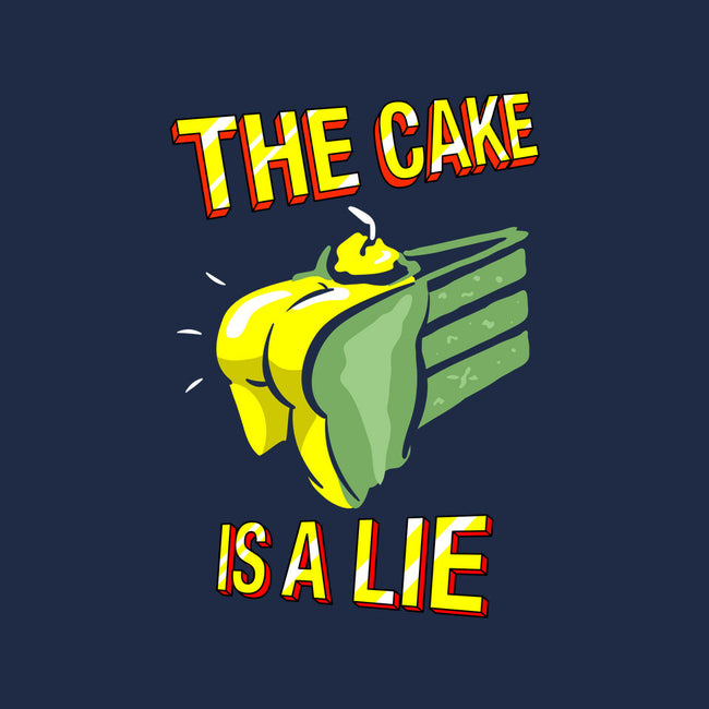 The Cake Is A Lie-None-Fleece-Blanket-rocketman_art