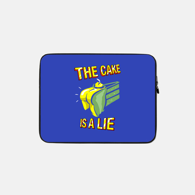 The Cake Is A Lie-None-Zippered-Laptop Sleeve-rocketman_art