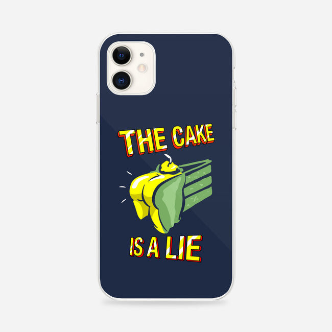 The Cake Is A Lie-iPhone-Snap-Phone Case-rocketman_art
