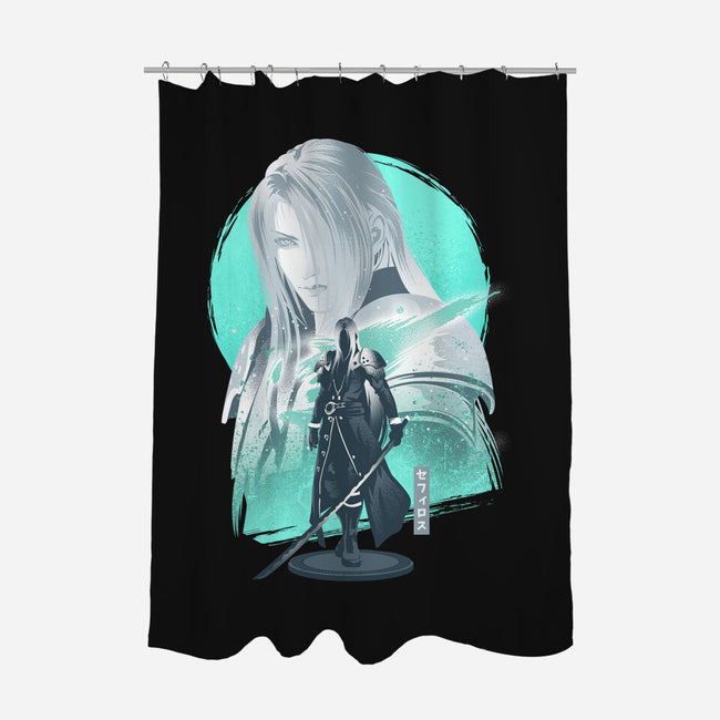 Silver-Haired Soldier-None-Polyester-Shower Curtain-hypertwenty