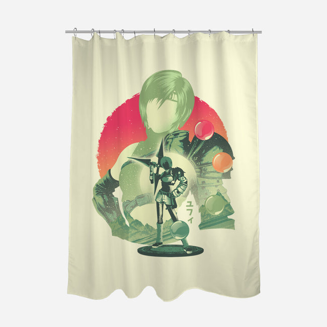 Ninja Materia Hunter-None-Polyester-Shower Curtain-hypertwenty