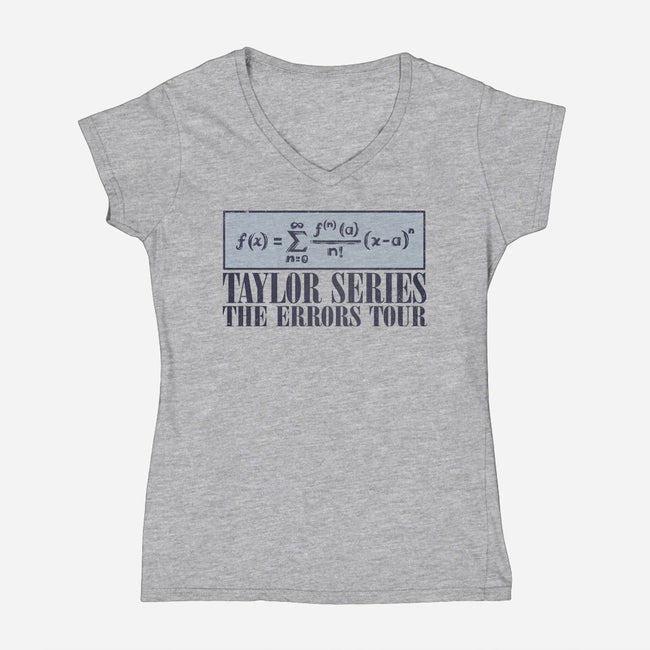 Taylor Series-Womens-V-Neck-Tee-kg07