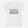 Taylor Series-Womens-V-Neck-Tee-kg07