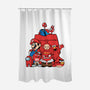 Red House-None-Polyester-Shower Curtain-turborat14