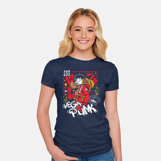 Vegapunk Pirate King-Womens-Fitted-Tee-constantine2454