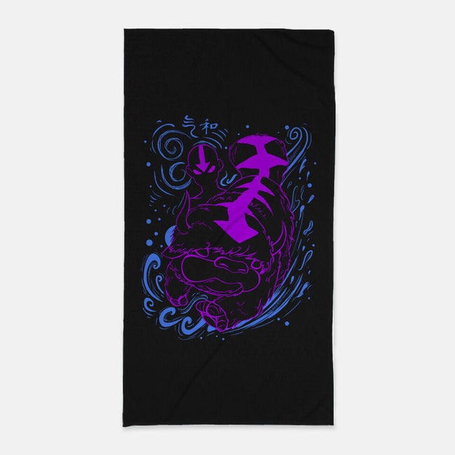 Flying Air Bison-None-Beach-Towel-constantine2454