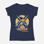 X Men 97-Womens-V-Neck-Tee-Paulo Pazciencia