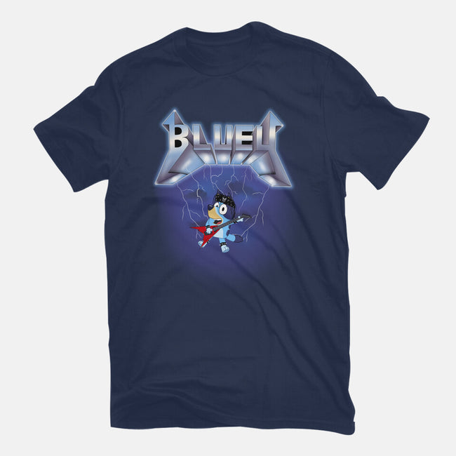 Bluey Ride-Mens-Basic-Tee-MaxoArt
