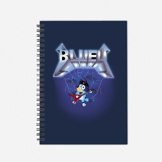 Bluey Ride-None-Dot Grid-Notebook-MaxoArt