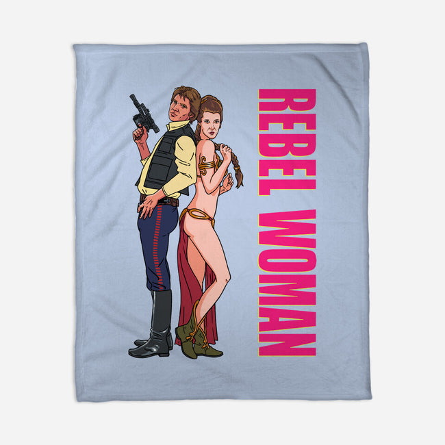 Rebel Woman-None-Fleece-Blanket-Getsousa!