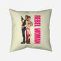 Rebel Woman-None-Removable Cover-Throw Pillow-Getsousa!