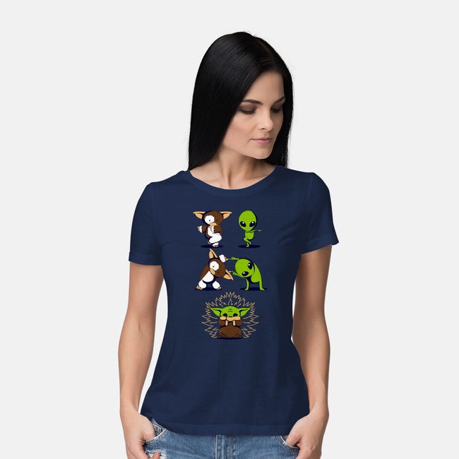 Alien Fusion-Womens-Basic-Tee-sebasebi