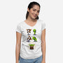 Alien Fusion-Womens-V-Neck-Tee-sebasebi