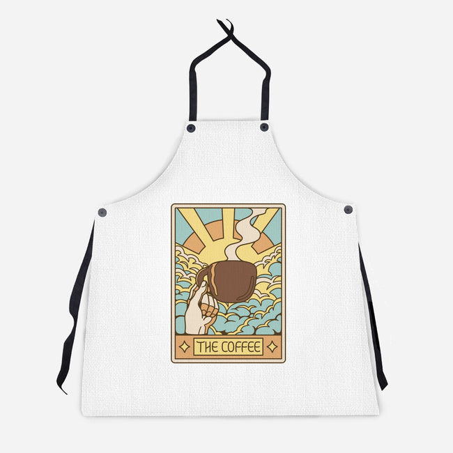 The Coffee Tarot-Unisex-Kitchen-Apron-tobefonseca