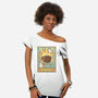 The Coffee Tarot-Womens-Off Shoulder-Tee-tobefonseca