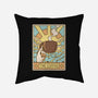 The Coffee Tarot-None-Removable Cover-Throw Pillow-tobefonseca