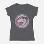 I Choose Violence Opossum-Womens-V-Neck-Tee-tobefonseca