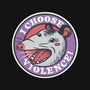 I Choose Violence Opossum-Womens-Off Shoulder-Tee-tobefonseca