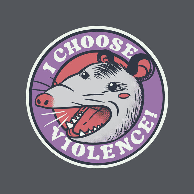 I Choose Violence Opossum-Mens-Long Sleeved-Tee-tobefonseca