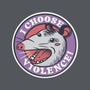 I Choose Violence Opossum-None-Outdoor-Rug-tobefonseca