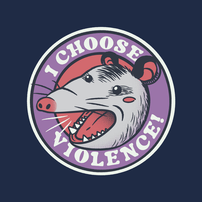 I Choose Violence Opossum-Unisex-Crew Neck-Sweatshirt-tobefonseca