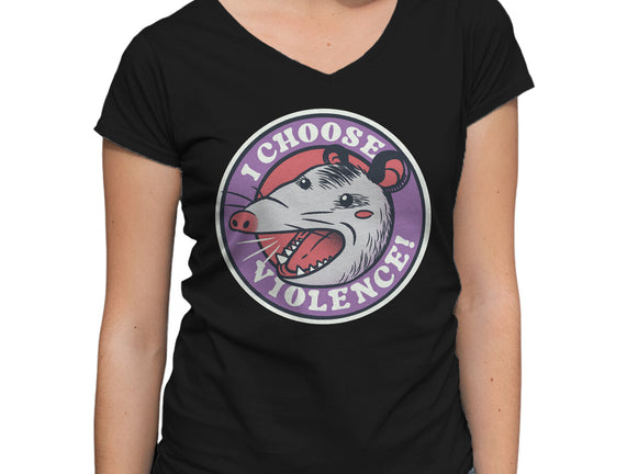 I Choose Violence Opossum