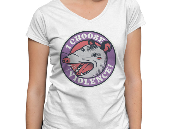 I Choose Violence Opossum