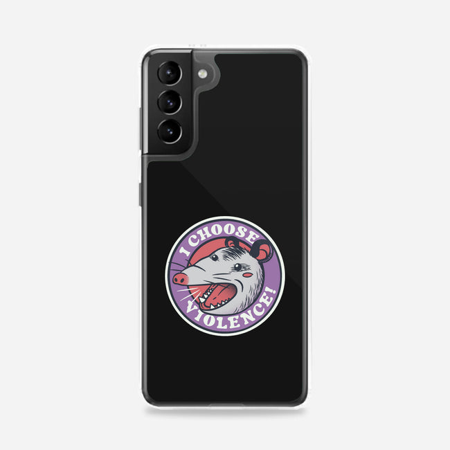 I Choose Violence Opossum-Samsung-Snap-Phone Case-tobefonseca