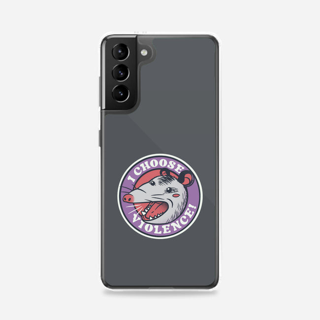 I Choose Violence Opossum-Samsung-Snap-Phone Case-tobefonseca