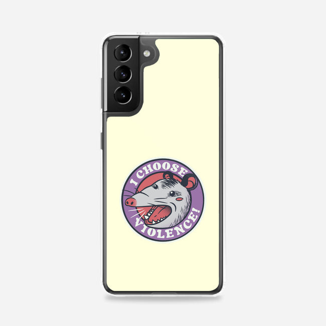 I Choose Violence Opossum-Samsung-Snap-Phone Case-tobefonseca