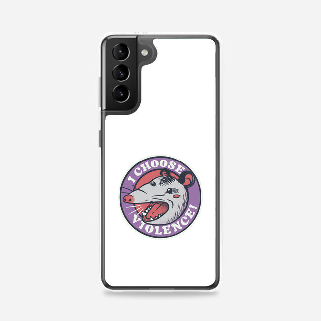 I Choose Violence Opossum-Samsung-Snap-Phone Case-tobefonseca