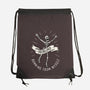 Running From Myself Skeleton-None-Drawstring-Bag-tobefonseca