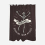 Running From Myself Skeleton-None-Polyester-Shower Curtain-tobefonseca