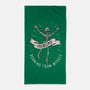 Running From Myself Skeleton-None-Beach-Towel-tobefonseca