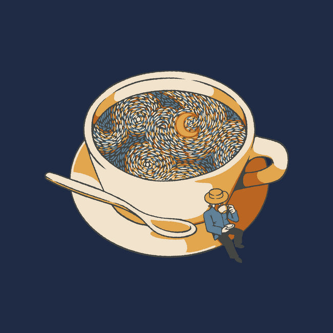 Starry Night Coffee-Unisex-Zip-Up-Sweatshirt-tobefonseca