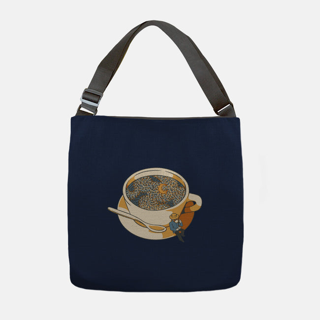 Starry Night Coffee-None-Adjustable Tote-Bag-tobefonseca