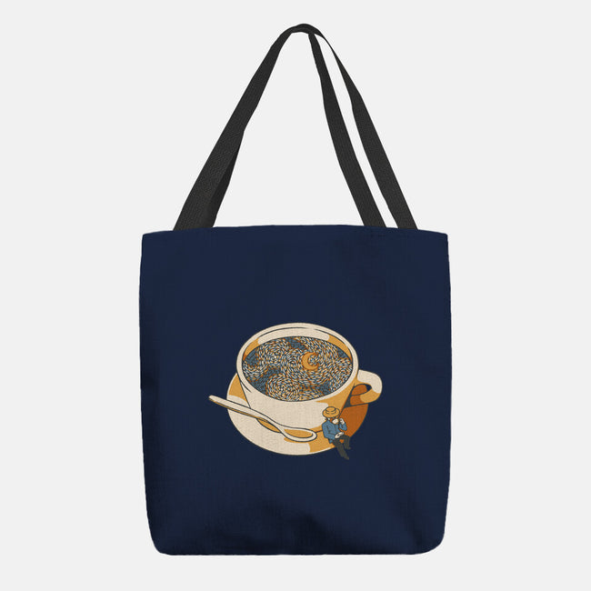 Starry Night Coffee-None-Basic Tote-Bag-tobefonseca